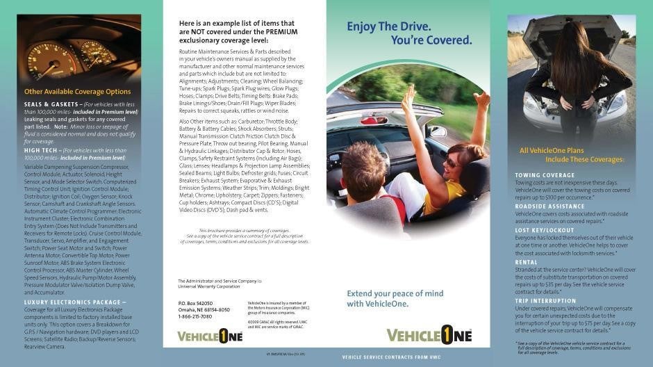 vehicle one coverage info image